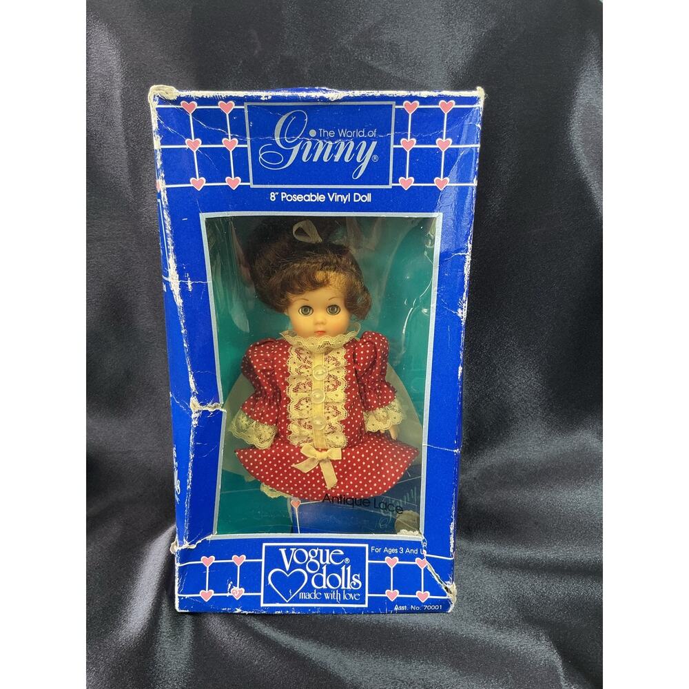 Vintage The World of Ginny 8” Poseable Vinyl Doll 1984